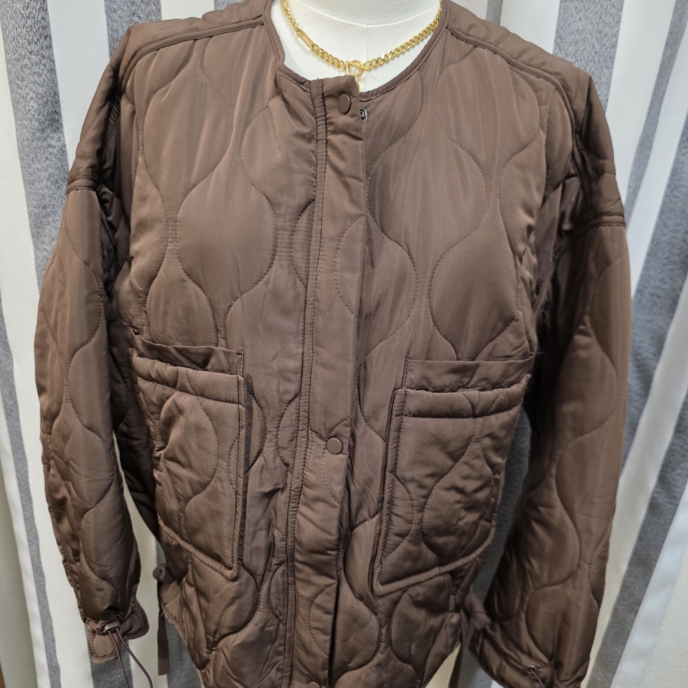 Mod Ref Chestnut brown quilted Jacket